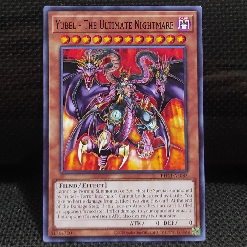 Kartu Yugioh OCG AE Yubel - The Ultimate Nightmare Common C ORI PHNI NM