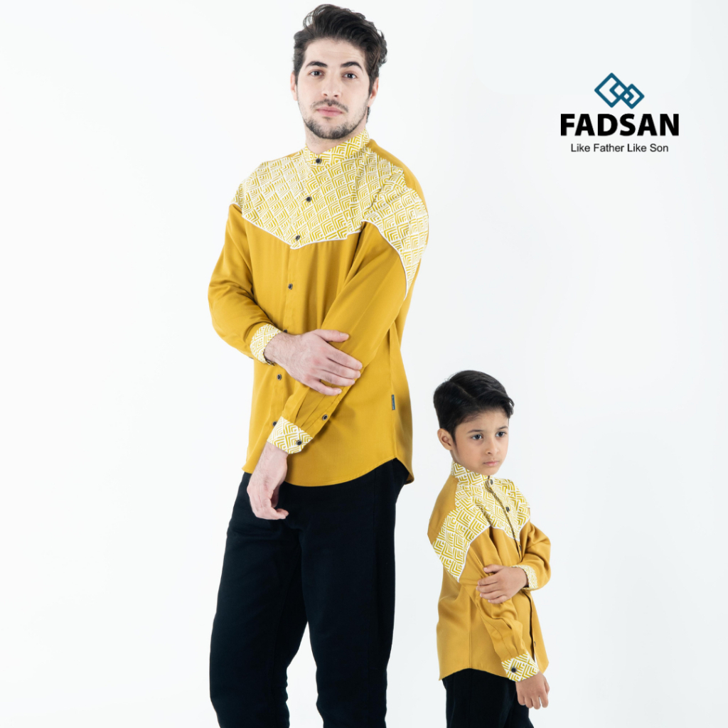 KOKO COUPLE LENGAN PANJANG BATIK AYAH DAN ANAK LAKI LAKI USIA 1 TAHUN SAMPAI 12 TAHUN ADIKARA SERIES