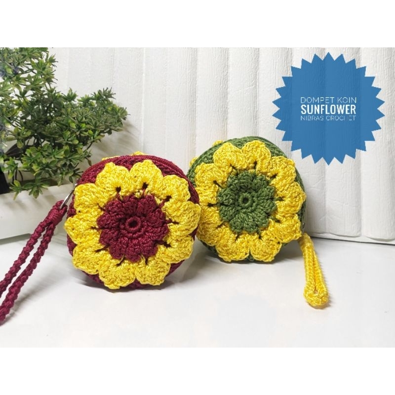 dompet koin rajut / domco rajut / souvenir dompet rajut