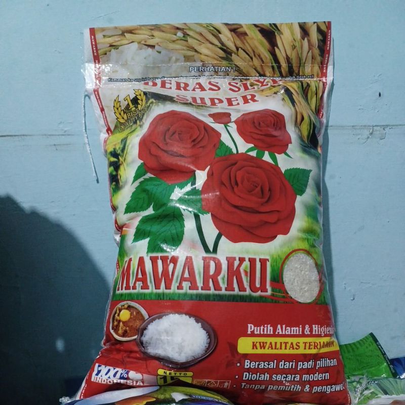 

Beras slyp super Mawarku kemasan 10 kg termurah