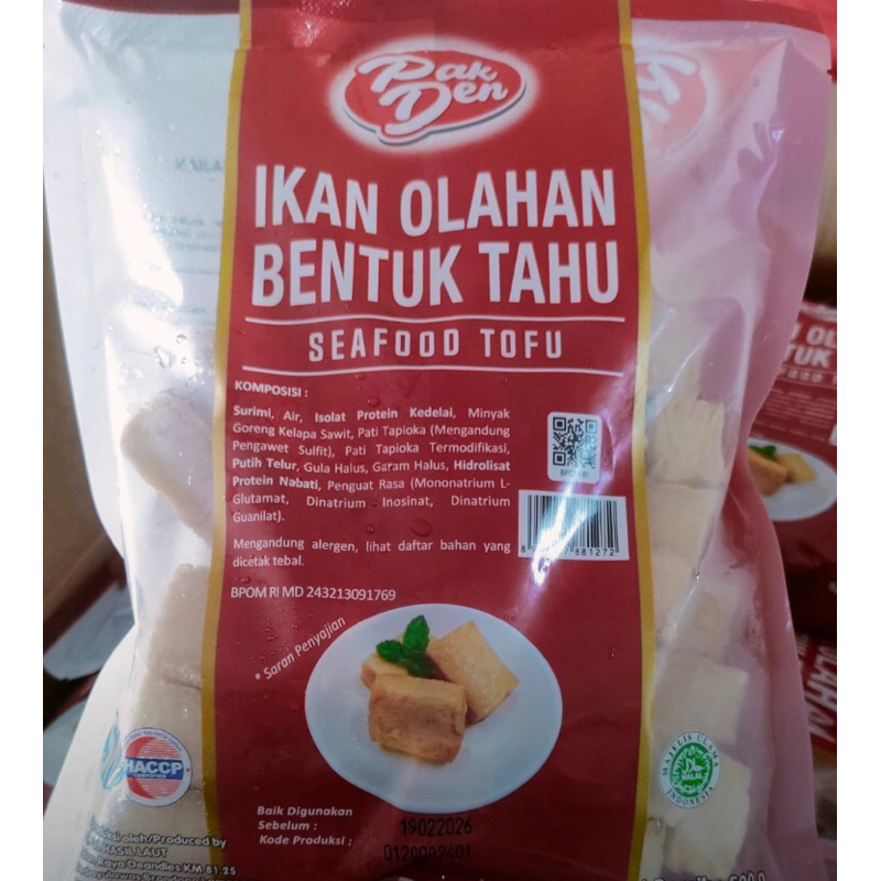 

Seafood Tofu Pakden 500gr