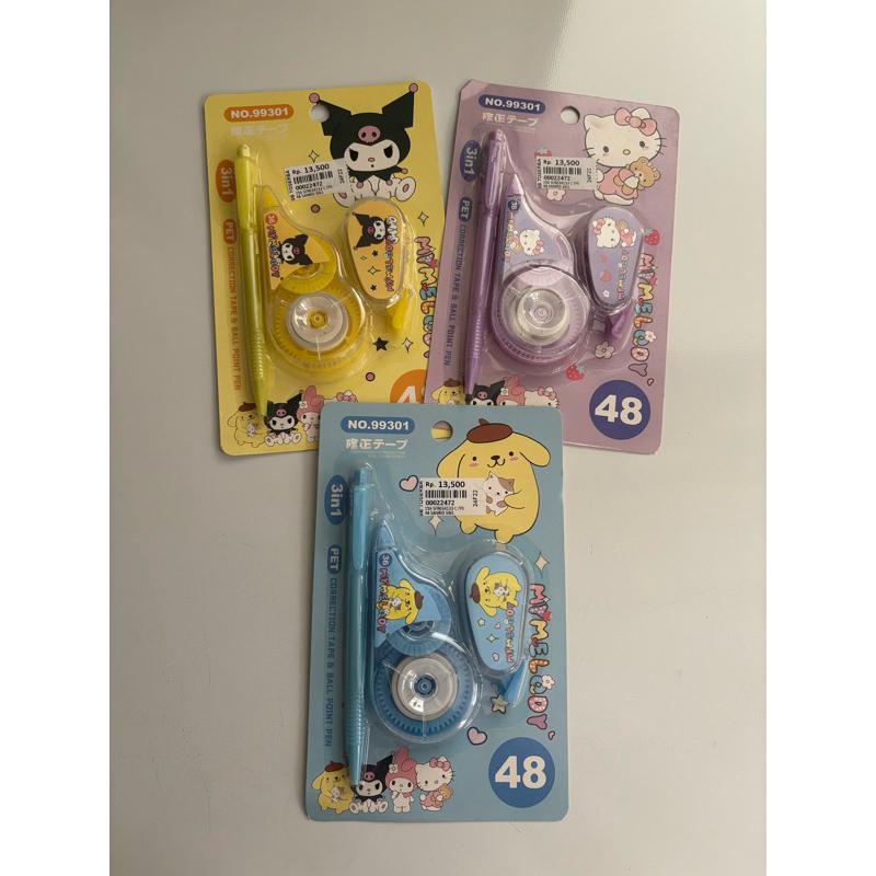 

(UBAH KE JNT) Pulpen + Tip ex