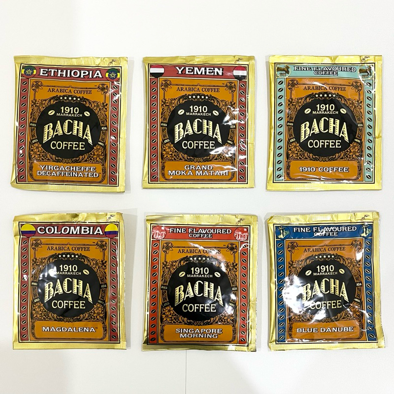 Bacha Coffee Arabica 1910 Original Singapore