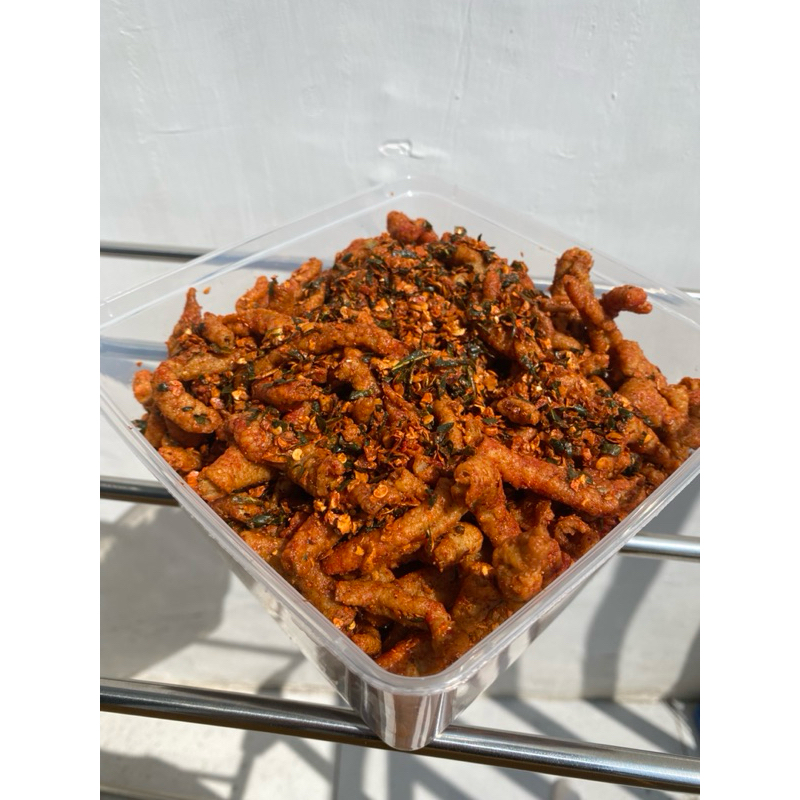 

KERIPIK USUS AYAM VARIAN PEDAS DAUN JERUK