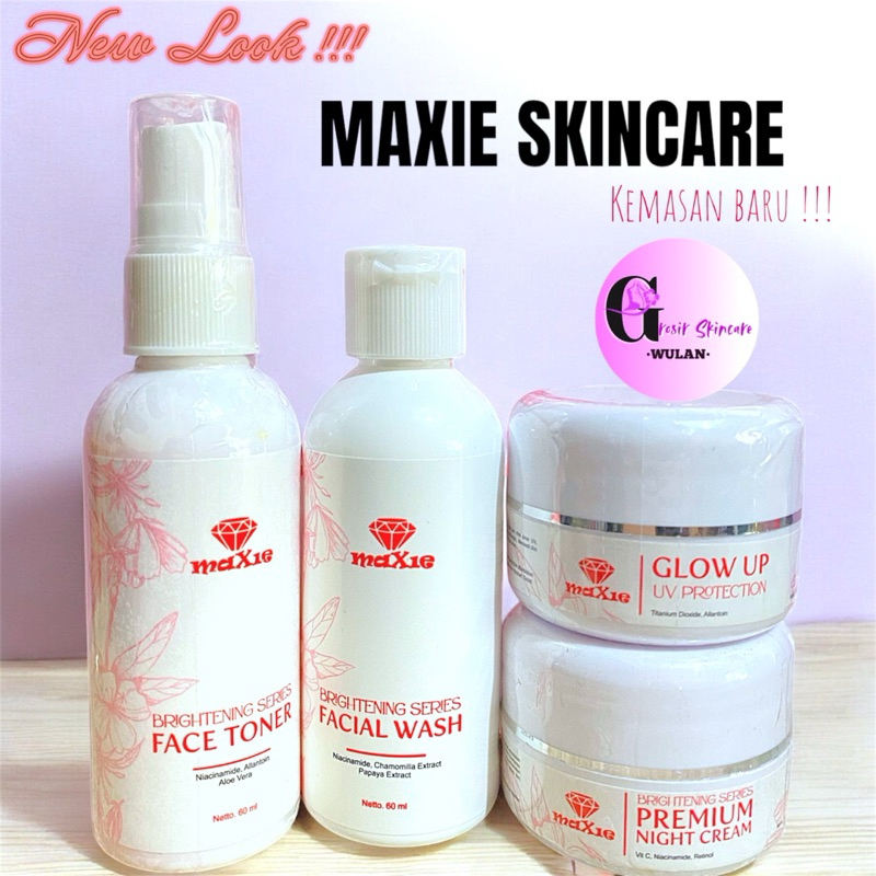 MAXIE GLOW SKINCARE ORI BPOM KEMASAN TERBARU Maxie skincare
