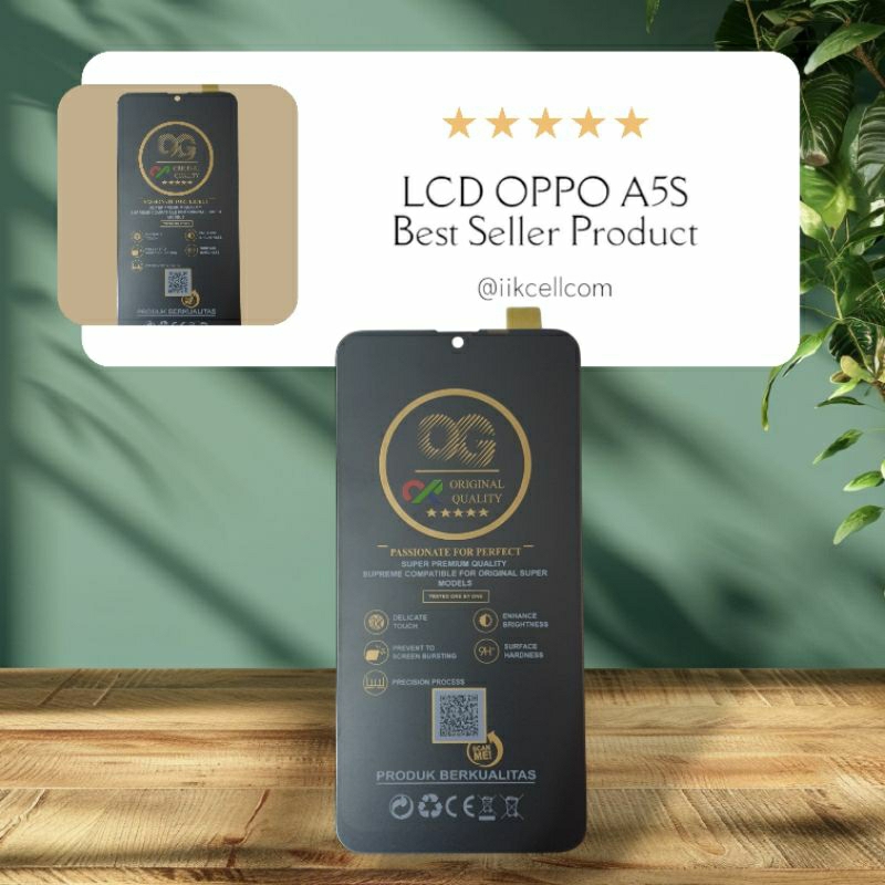 LCD OPPO A5S Best Seller Product Cocok untuk Oppo A5s A12 A7 Realme 3 [Crown Meetoo OG super Crown R