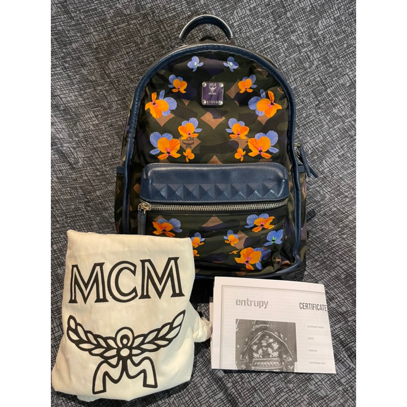 VVGc MCM bagpack nylon with entrupy and DB