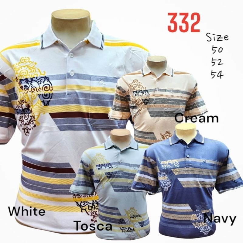 KAOS KERAH PRIA MODEL BATIK IMPOR(PREMIUM)
