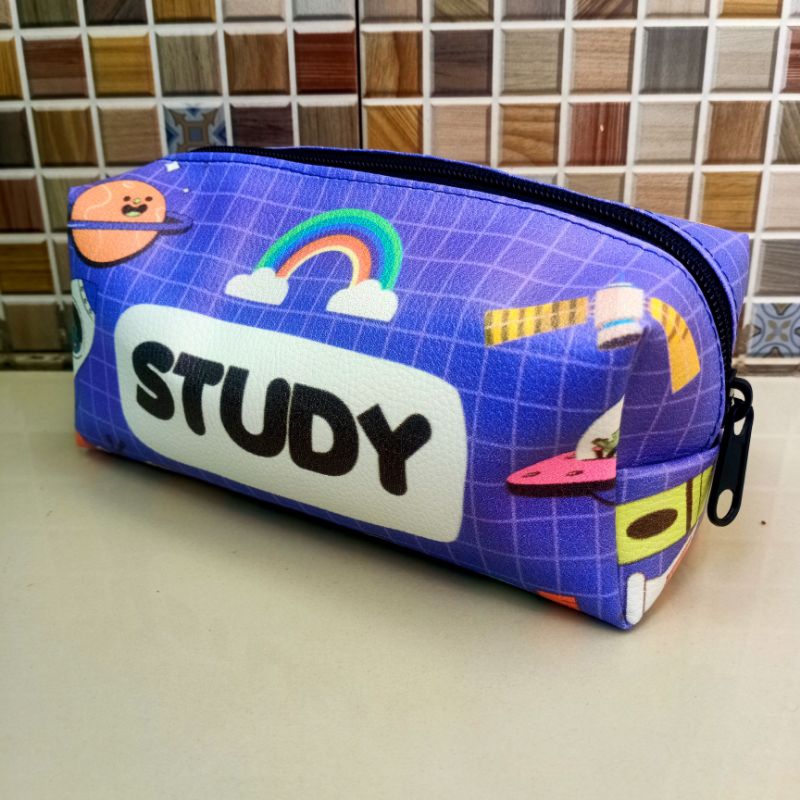 

[MIX PENCASE] 100PCS Tempat Pensil Katalog STUDY
