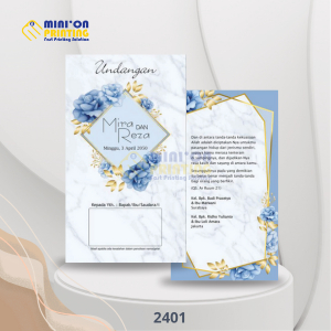 CETAK UNDANGAN PERNIKAHAN SIMPLE MEWAH ERBA 2401
