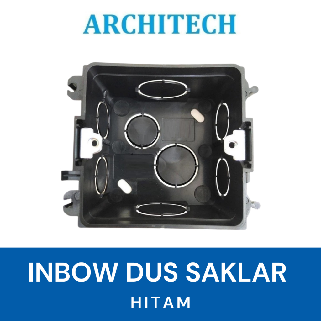 ARCHITECH INBOW DUS SAKLAR TEBAL HITAM GREY / IN BOW DUS / INBOWDUS / IB DUS SAKLAR