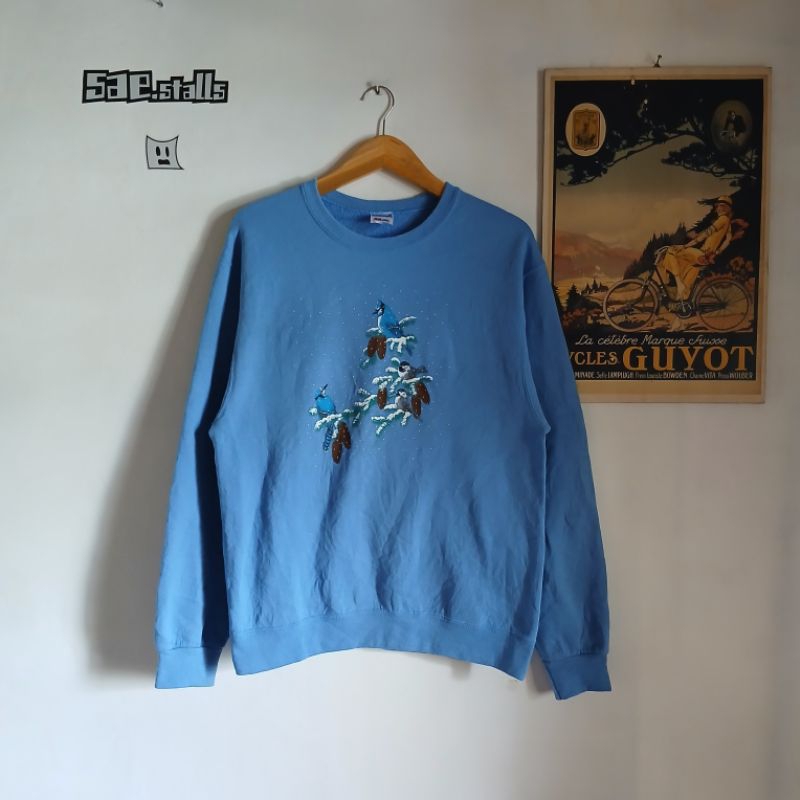 Crewneck Jerzees 90s Wildlife Bird
