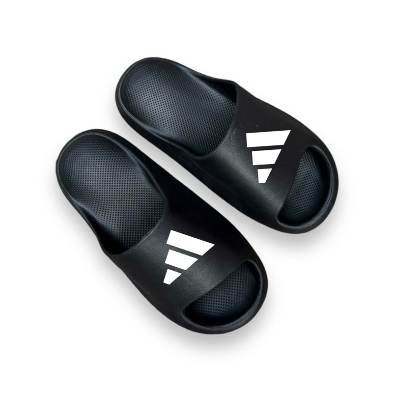 Sandal Slop Adidas Pria Sandal Slip On Sandal Slide Cowok Karet