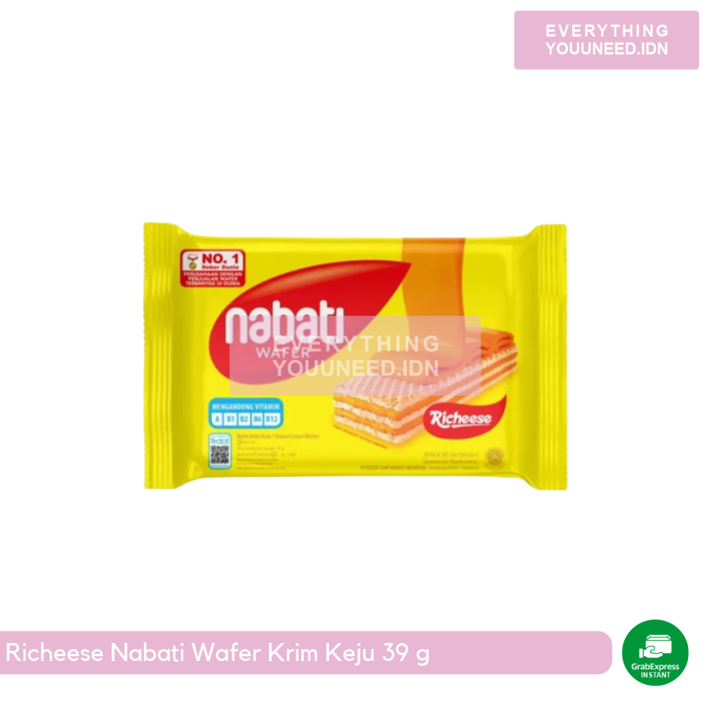 

Richeese Nabati Wafer Krim Keju 37 g