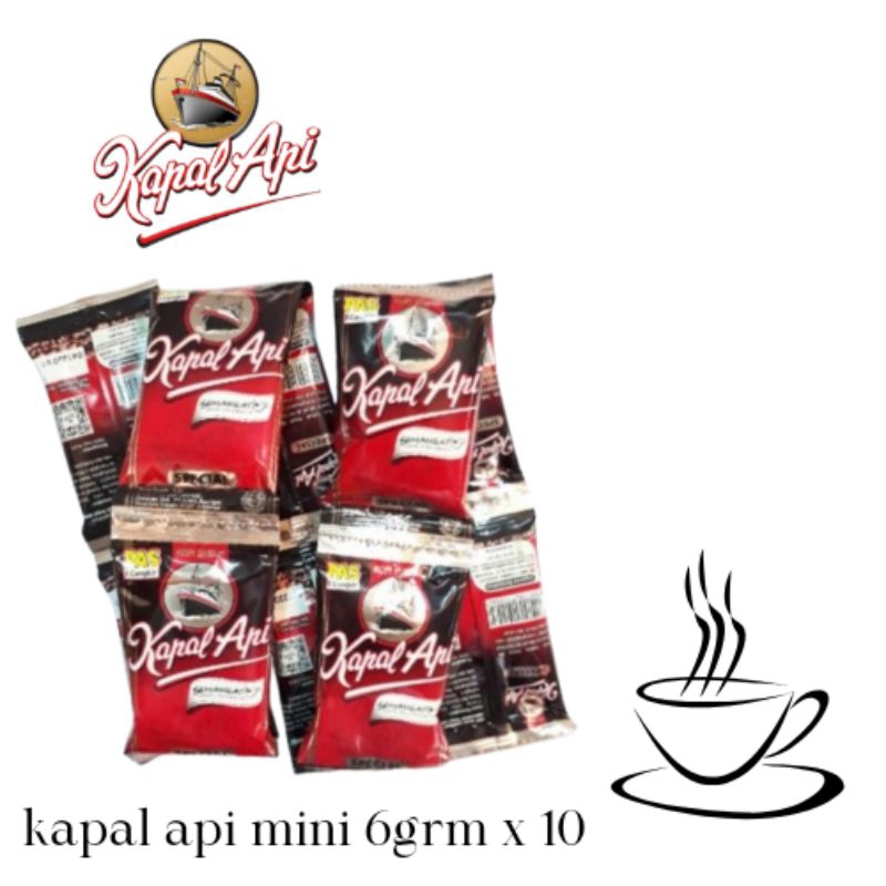 

kapal api mini 6grm 10 bungkua