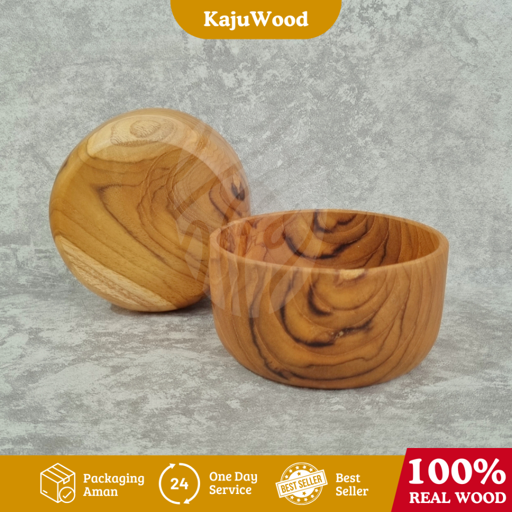 Mangkok Kayu, Mangkok Kayu Buah, Mangkok kayu smoothies