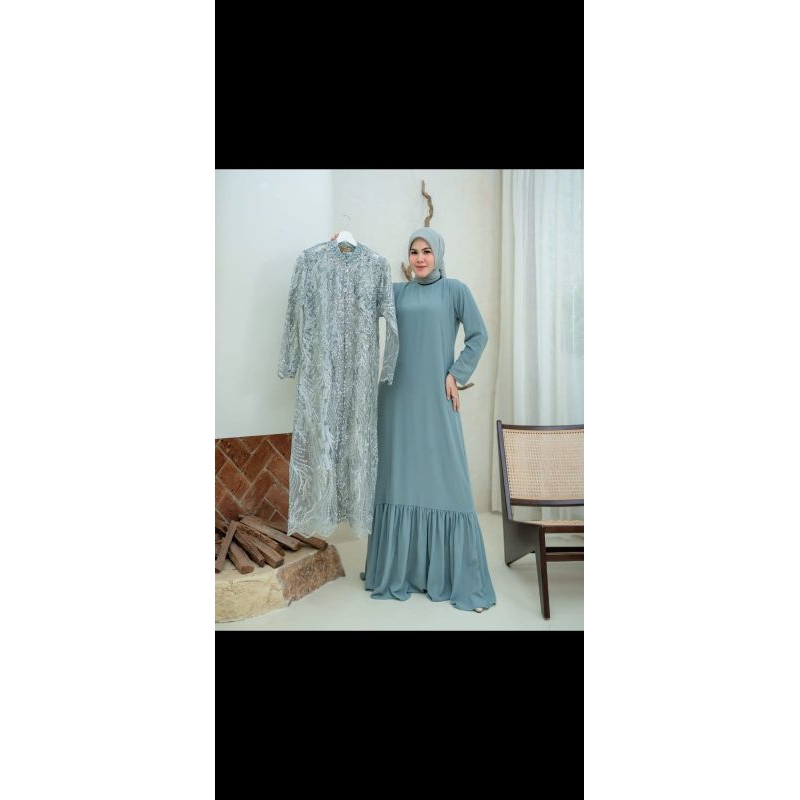 GAMIS BRUKAT TILLE SAKURA ROMPI RAMPLE//DRESS BRUKAT TILLE NON GILITER