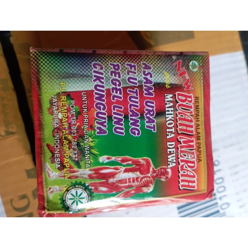 

New Rempah Buah Merah Papua Serbuk