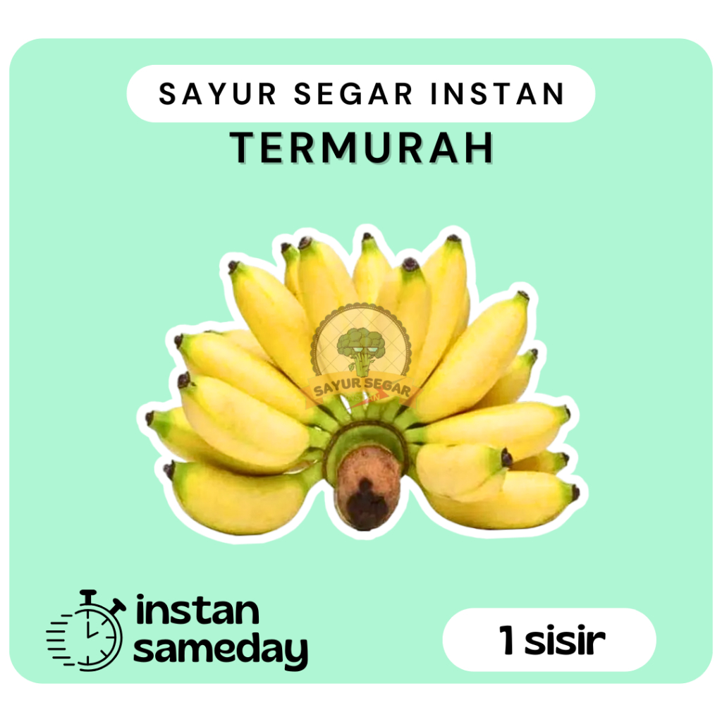 

Pisang Lampung 1sisir - Sayursegarinstan