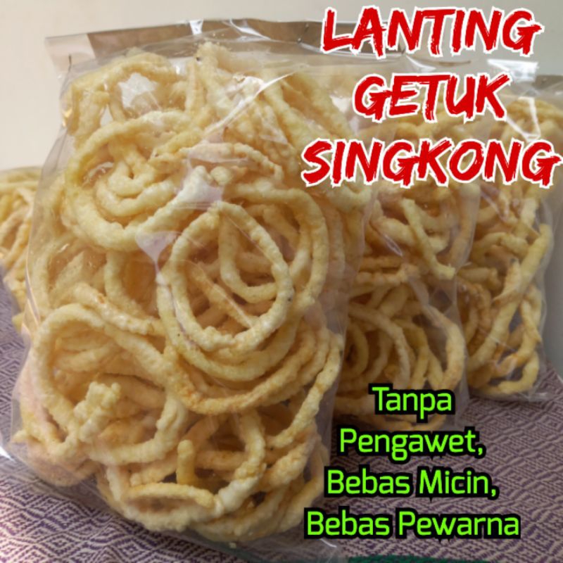 

Lanting Getuk Singkong 200 gr Super Renyah!! Tanpa Pengawet, Bebas Micin dan Pewarna