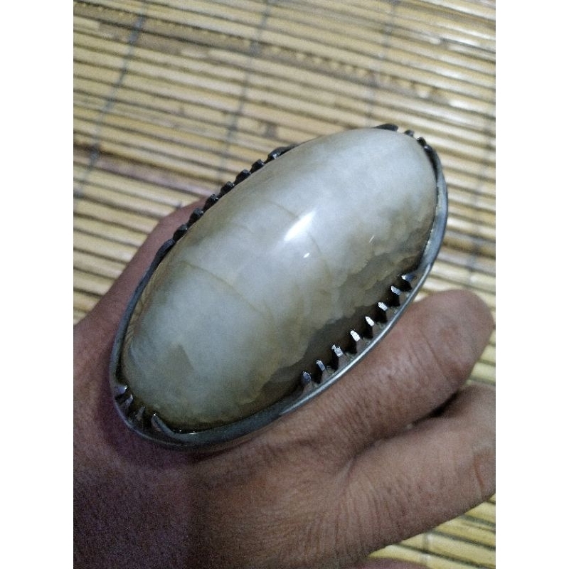 Batu Akik Pandan Kapas Lawas Klasik Dan Unik.Natural