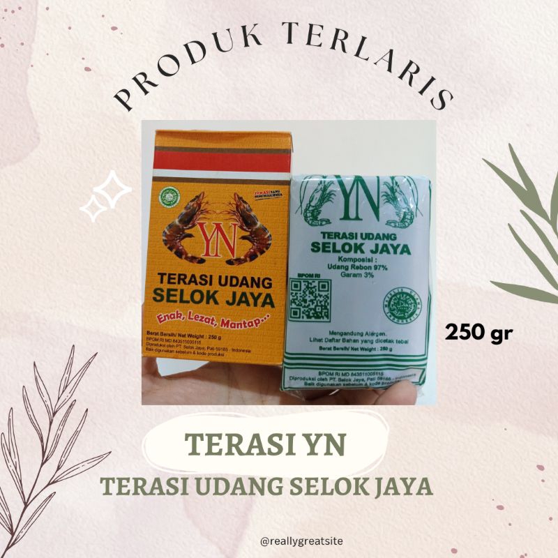 

Teras Udang Asli Selok Jaya (Terasi Udang Asli )