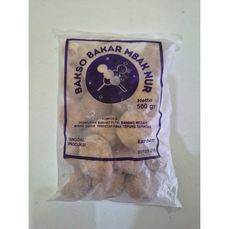 

Bakso bakar Mba Nur 500 gr