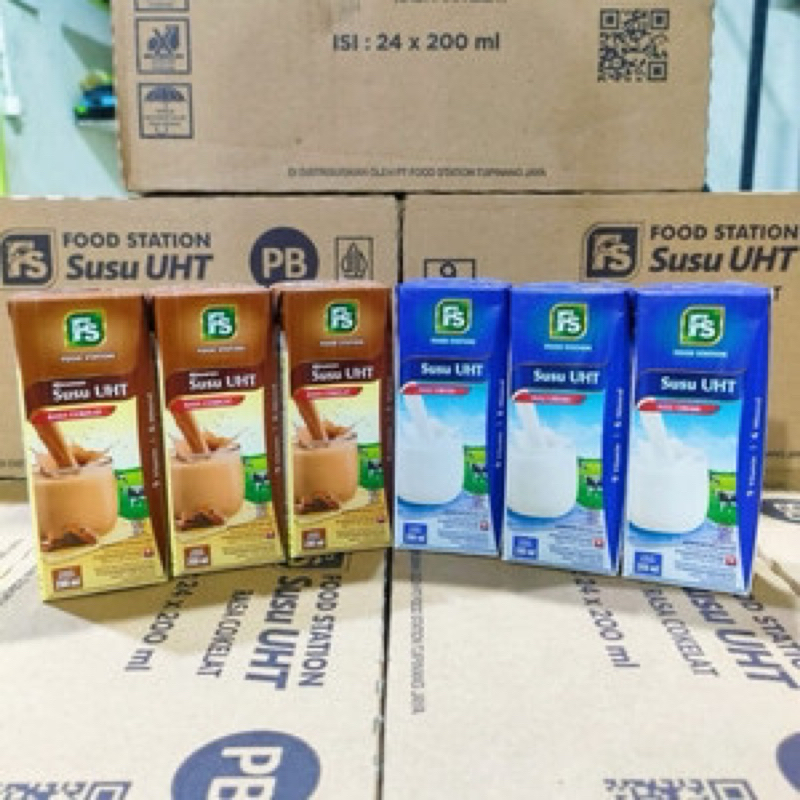 

Susu FS 200ml isi 24 pcs Food Station Ready Kirim