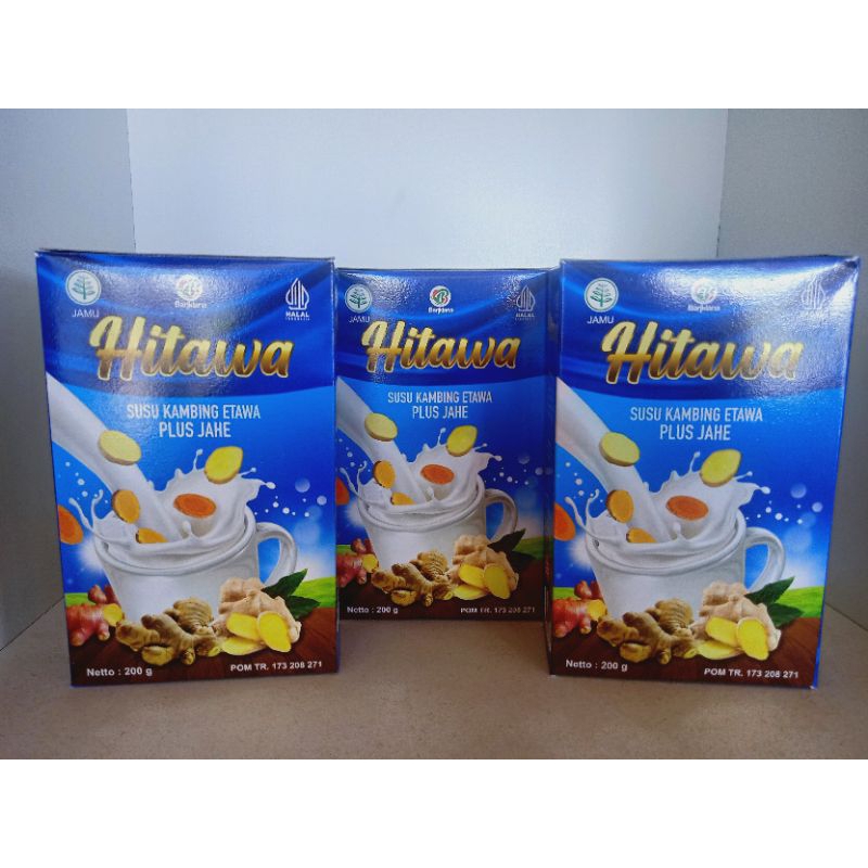 

HITAWA kemasan 200 gram (susu kambing etawa plus jahe)