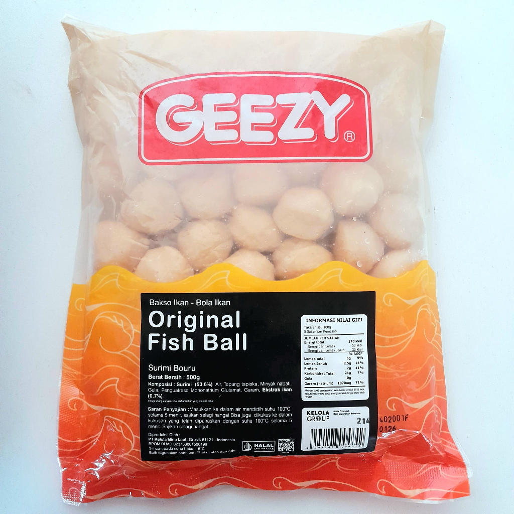 

GEEZY fish ball 500gr