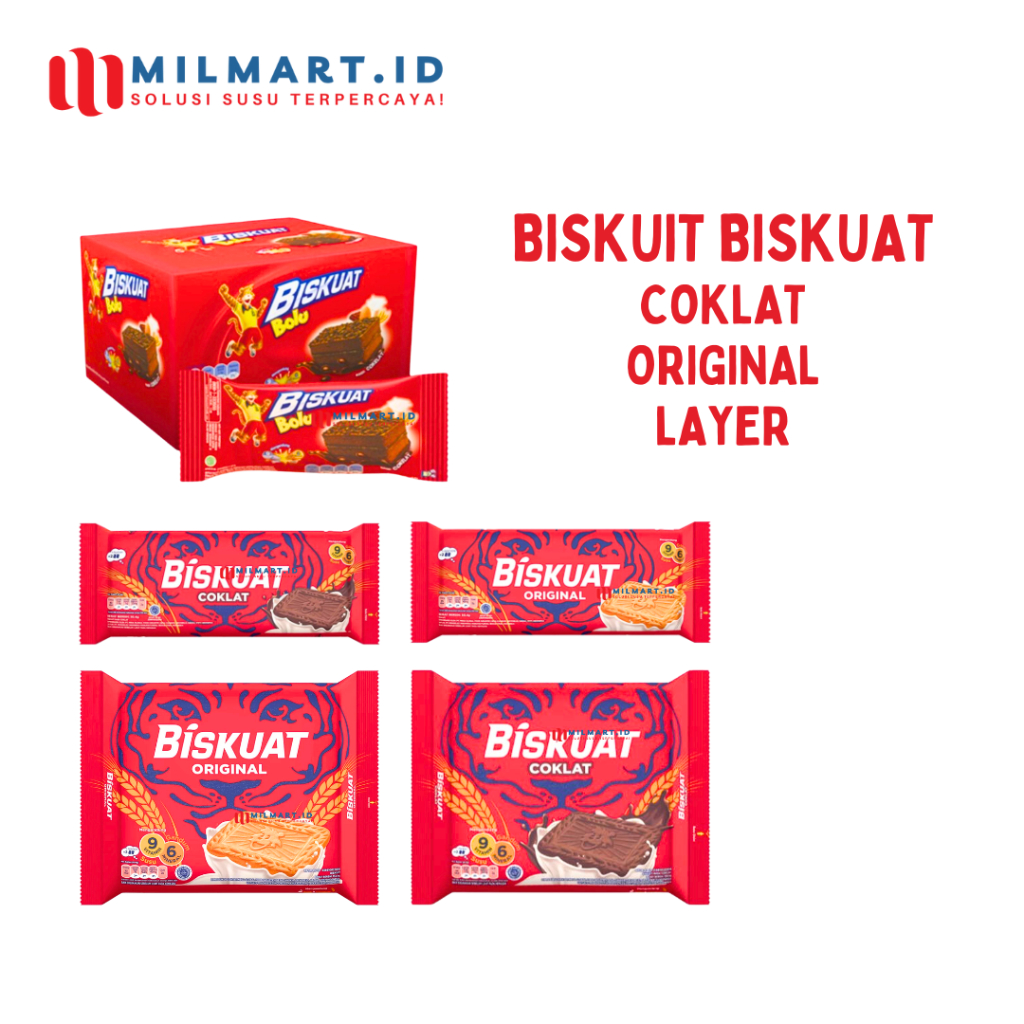 

BISKUAT COKELAT/ORIGINAL LAYERCAKE CAMILAN JAJANAN KERING BISKUIT SUSU GANDUM