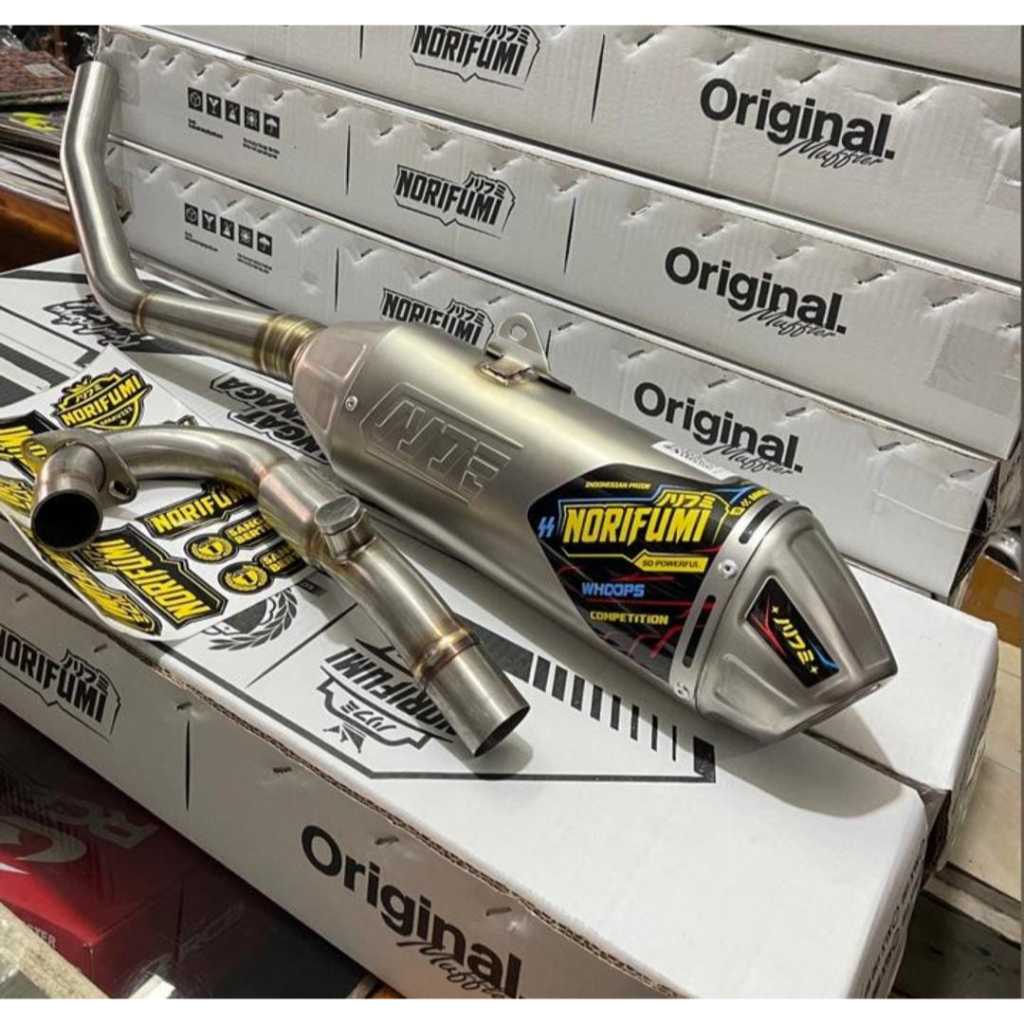 Knalpot kompetisi klx crf norifumi whoops knalpot whoops kompetisi crf klx