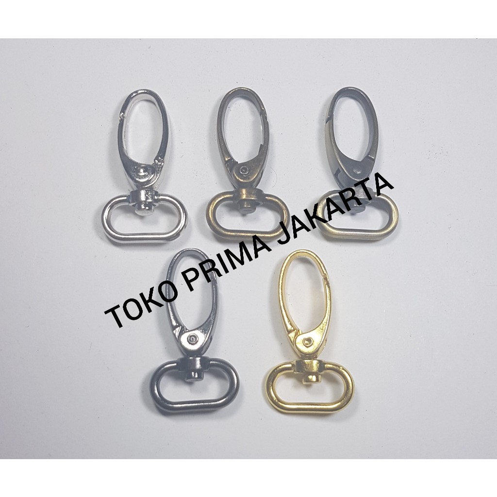 

AKSESORIS CANTELAN GANTUNGAN KOKOT KAITAN METAL BAG HOOK PENGAIT BESI 19-15