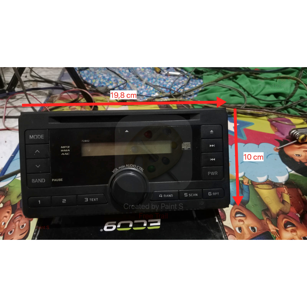 HEAD UNIT INNOVA 2013. TAPE MOBIL BEKAS JADUL INNOVA. KONDISI BEKAS NORMAL.