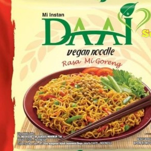 

TERMURAH 4 PICIS MIE INSTAN GORENG DAAI VEGAN 85 GRAM