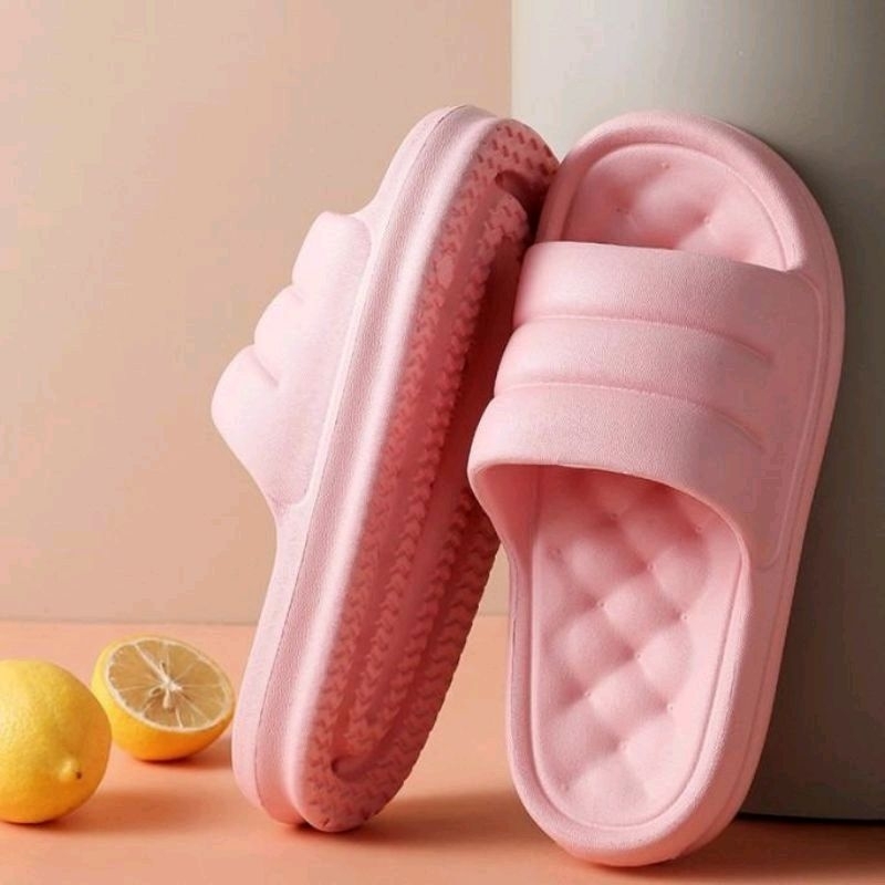 SANDAL BANTAL EVA / SANDAL SELOP EMPUK PINK PASTEL / INDOOR & OUTDOOR