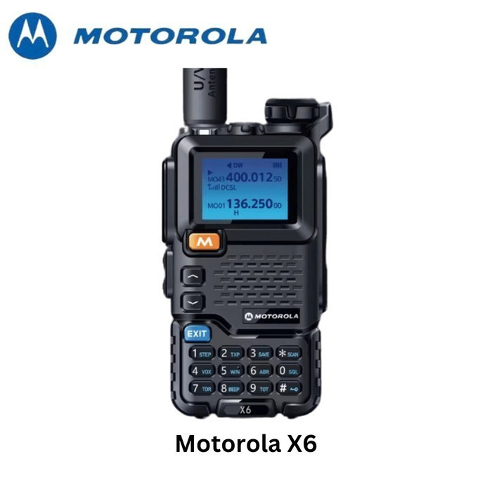 Handy Talkie Motorola X6 Radio HT Motorola x6 10Watt Dual Band UHF/VHF 4800mAh