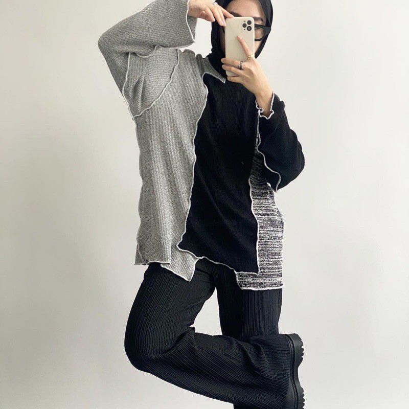 PRICKLYCHOLLA REWORKED KNIT