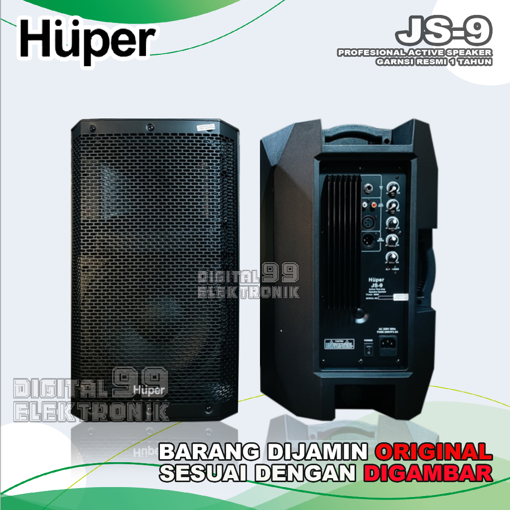 Speaker Aktif 10 Inch HUPER JS-9 | JS9 300 Watt Original