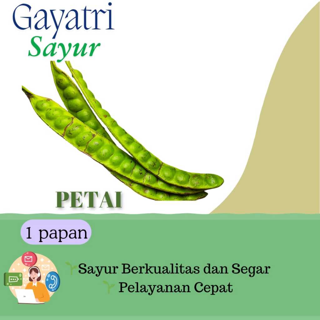 

Pete / Petai Per 1 Papan - Dewi Sri Mart