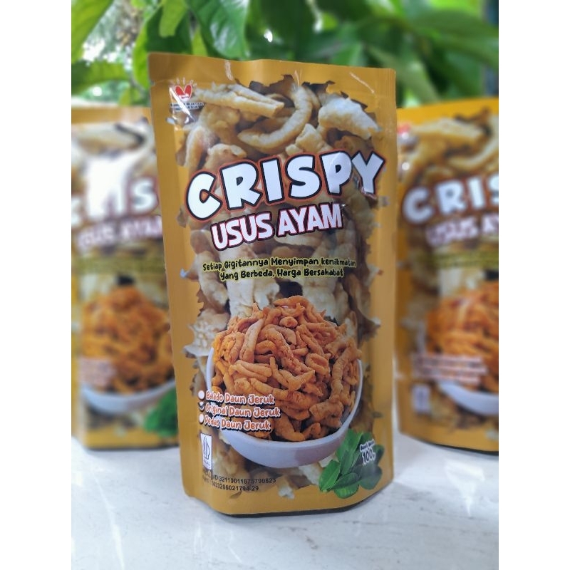 

USUS CRISPY 100 gr KEMASAN POUCH