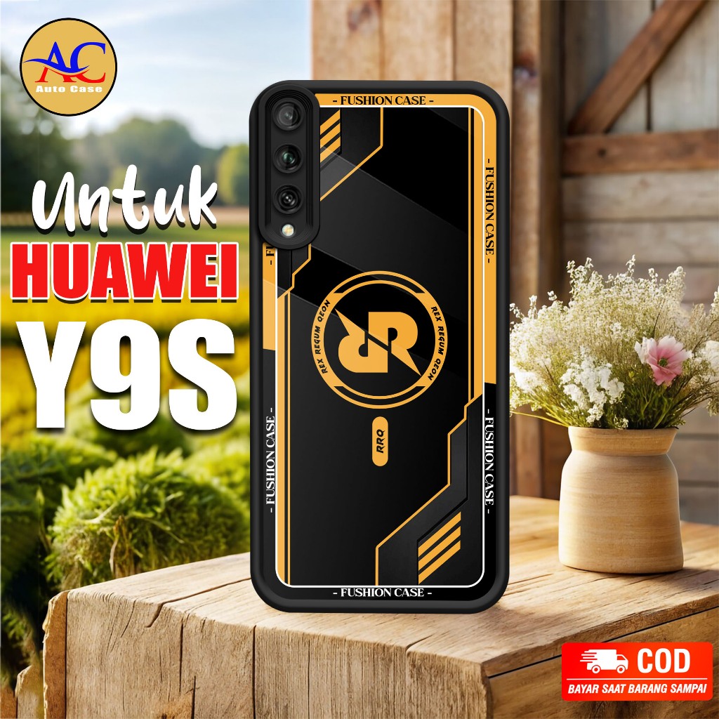 Case HUAWEI Y9S Auto Case Motif LOGO Case Hp Casing HP Hardcase Softcase Bisa COD