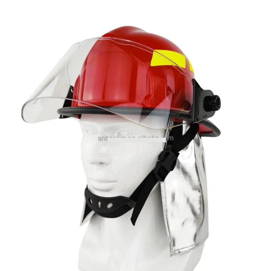 Helm Safety Pemadam Kebakaran ANBEN Fire AB - B/A Murah / Helm Safety Pemadam Kebakaran Orginal