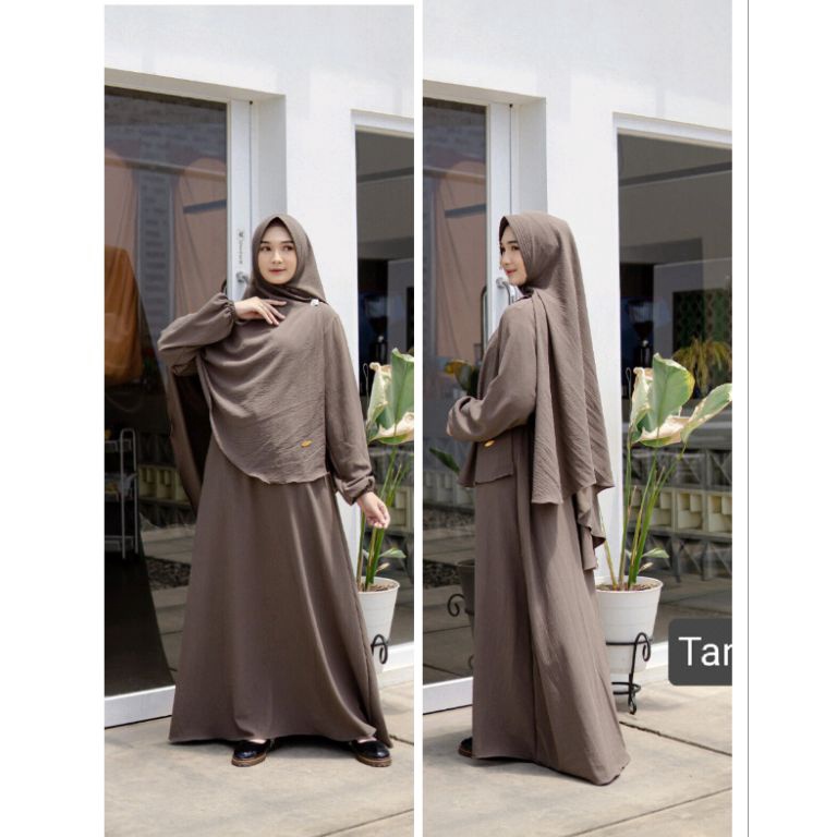KODE S34V GAMIS SET HIJAB BELLE BY DENYAN