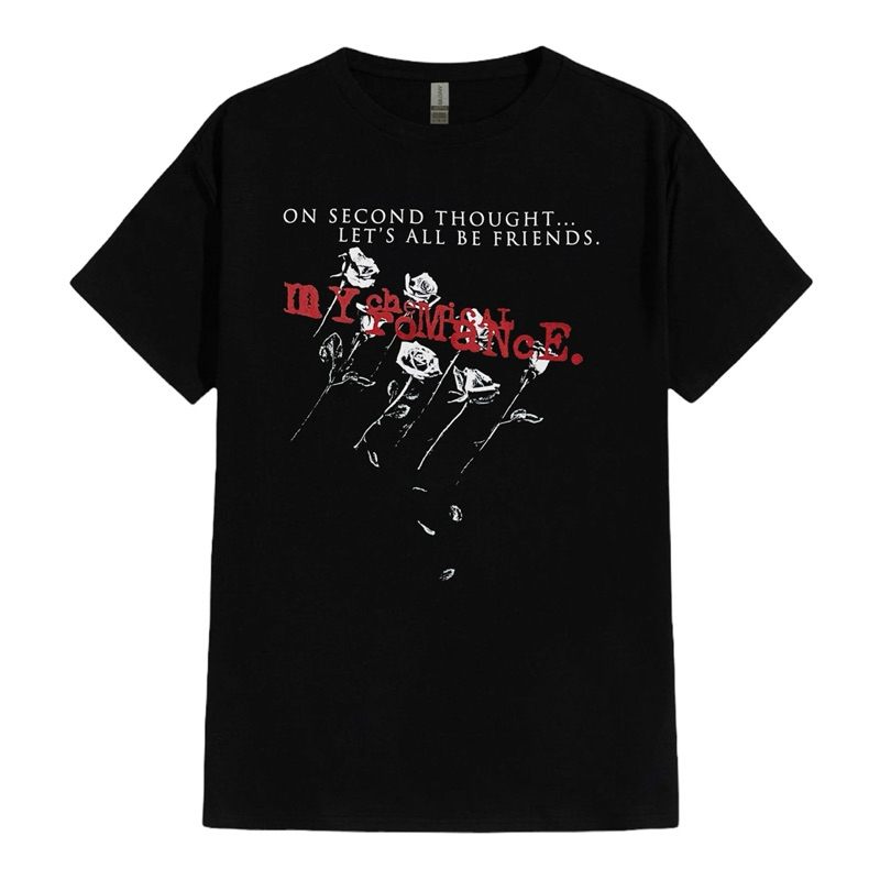T-SHIRT / KAOS BAND OFFICIAL MY CHEMICAL ROMANCE - ON SECOND THOUGHT...