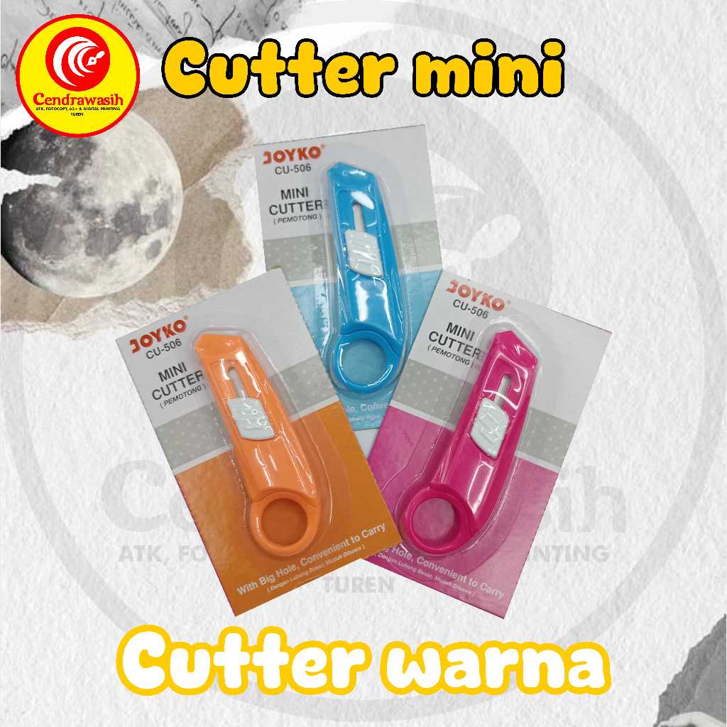 

CUTTER MINI JOYKO CU-506/MINI CUTTER/CUTTER KECIL/CUTTER ANAK