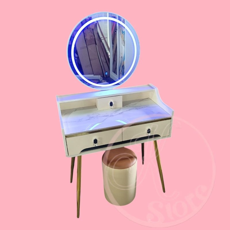 Meja Rias / Meja Rias Lampu / Meja Rias Lampu Sensor