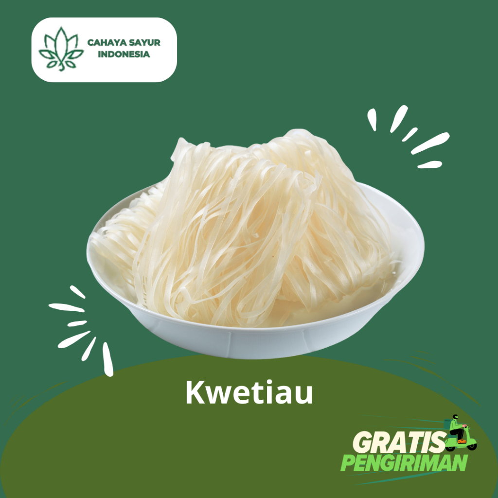 

Kwetiau / Kwetiaw / Kuetiau Per Pack + Gratis Ongkir