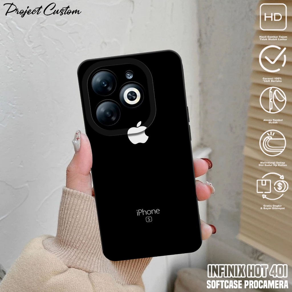 Case INFINIX HOT 40i - Casing Hp INFINIX HOT 40i ( BRAND ) Silikon Hp INFINIX HOT 40i - Softcase Hp 