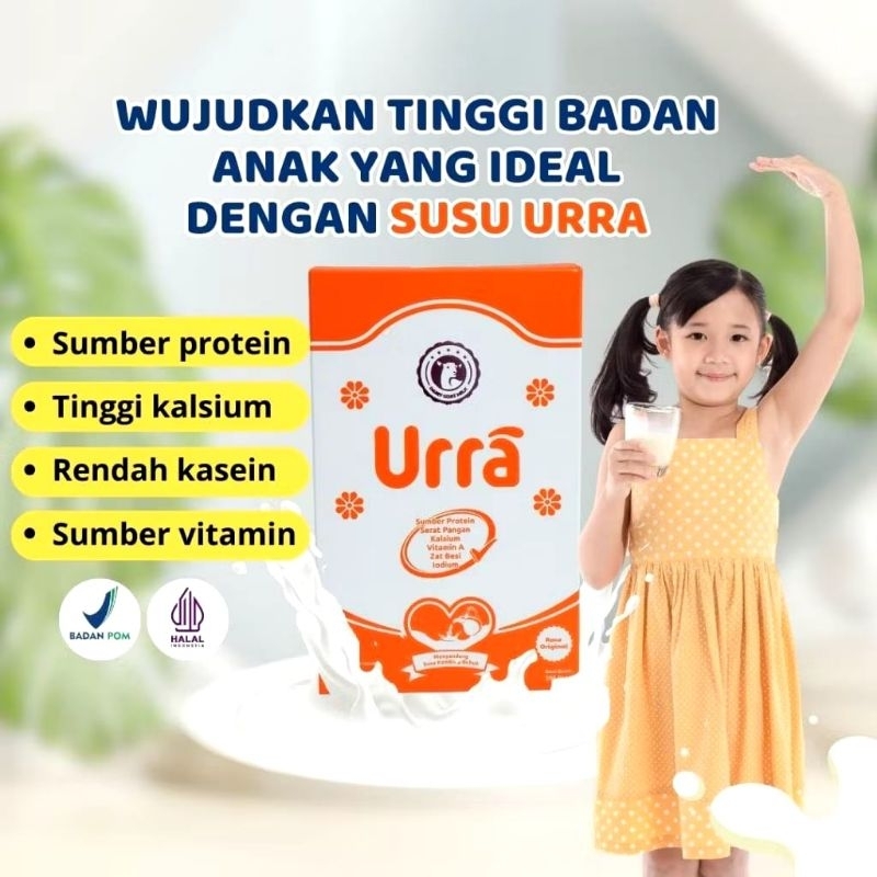 

SUSU URRA | Original Susu Sehat untuk Perkembangan Anak 200gram halal